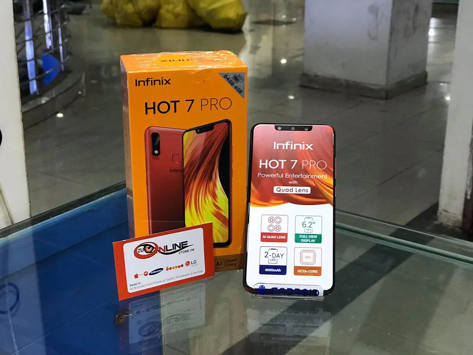 INFINIX HOT 7 PRO BOX PACK GENIUN  4GB Ram 64GB Rom 03452914221 - ad image 1