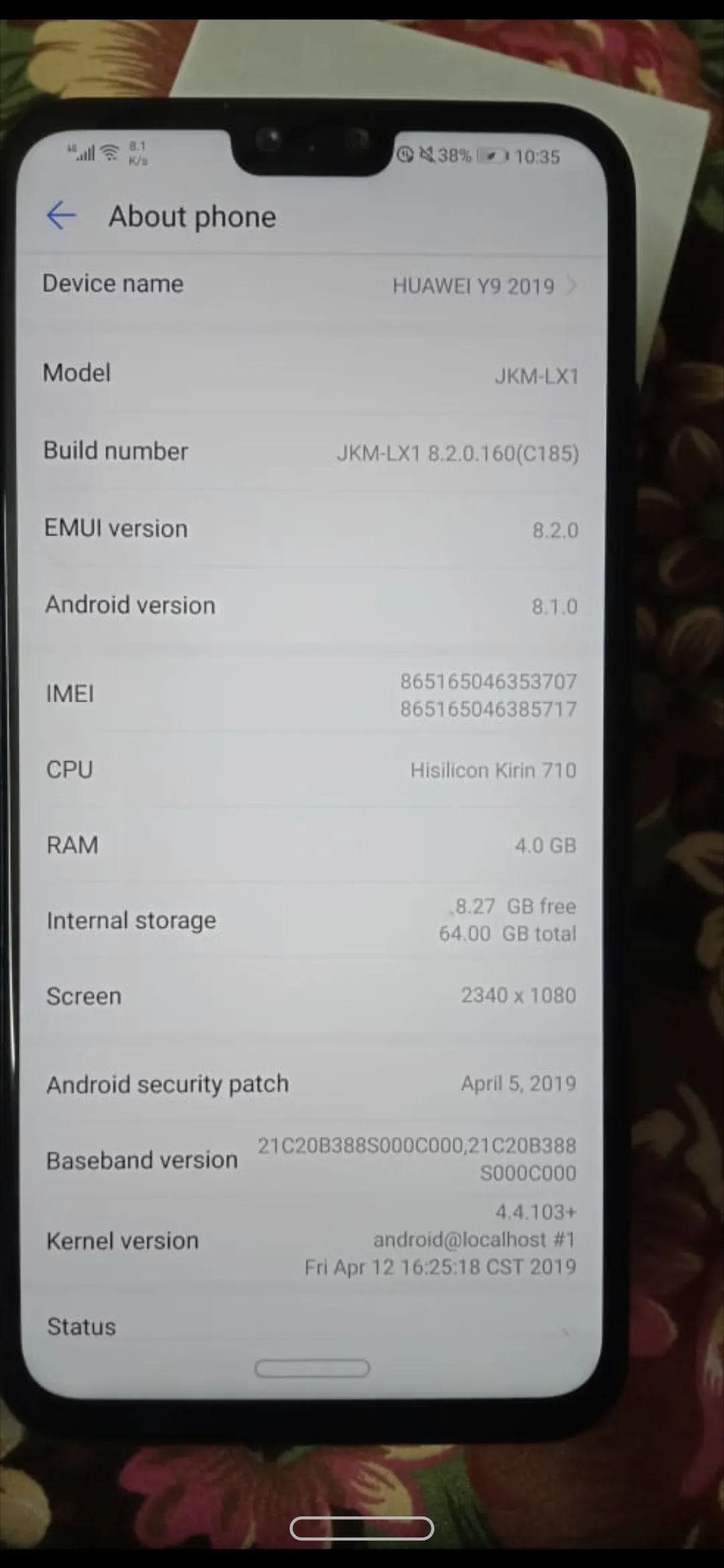 Huawei y9 2019 4gb/64gb - ad image 4