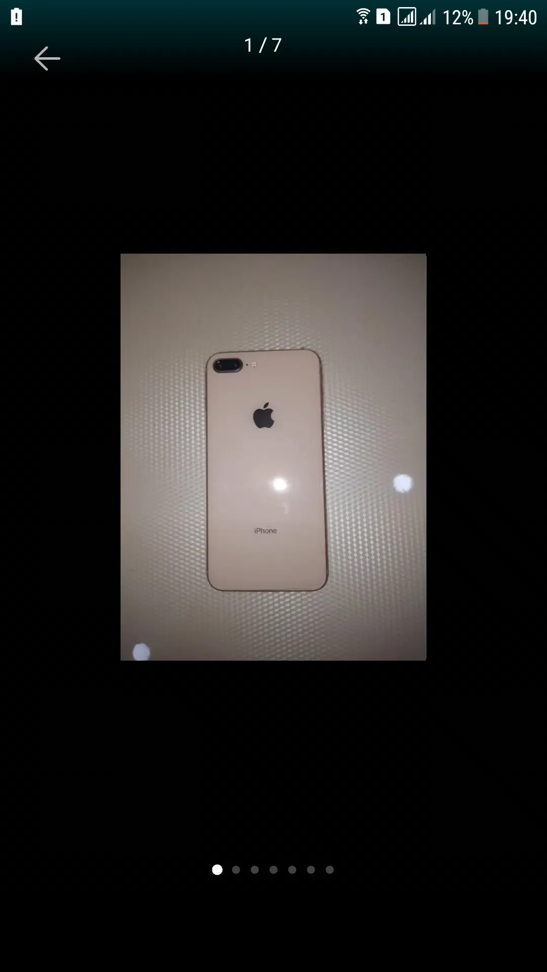 Iphone 8 plus (Rose gold cover) 256gb - ad image 3