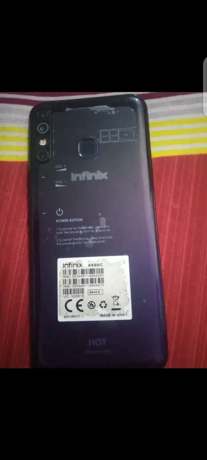 Infinix Hot 8 4 Ram 64 Rom - ad image 1