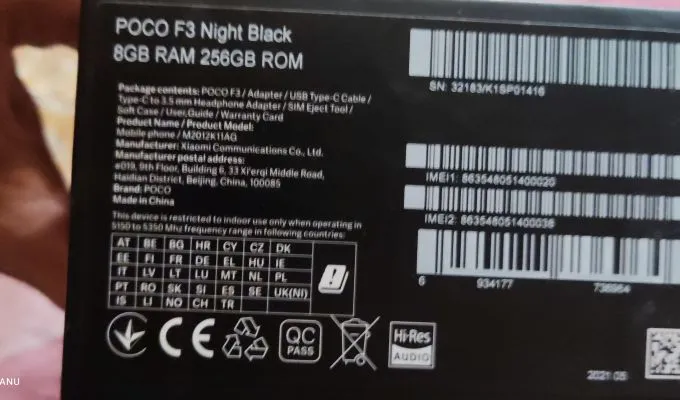 Mi xiaomi poco f3 8gb/256gb night black - ad image 4