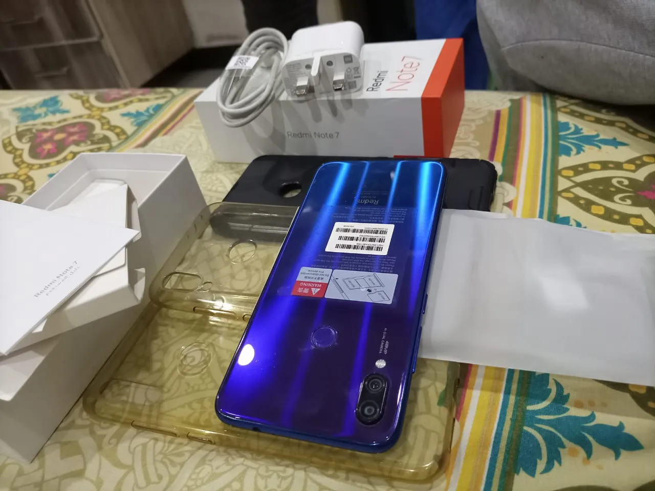 Mi Xiaomi redmi note 7 4/64gb global version neptune blue 10by10 - ad image 1