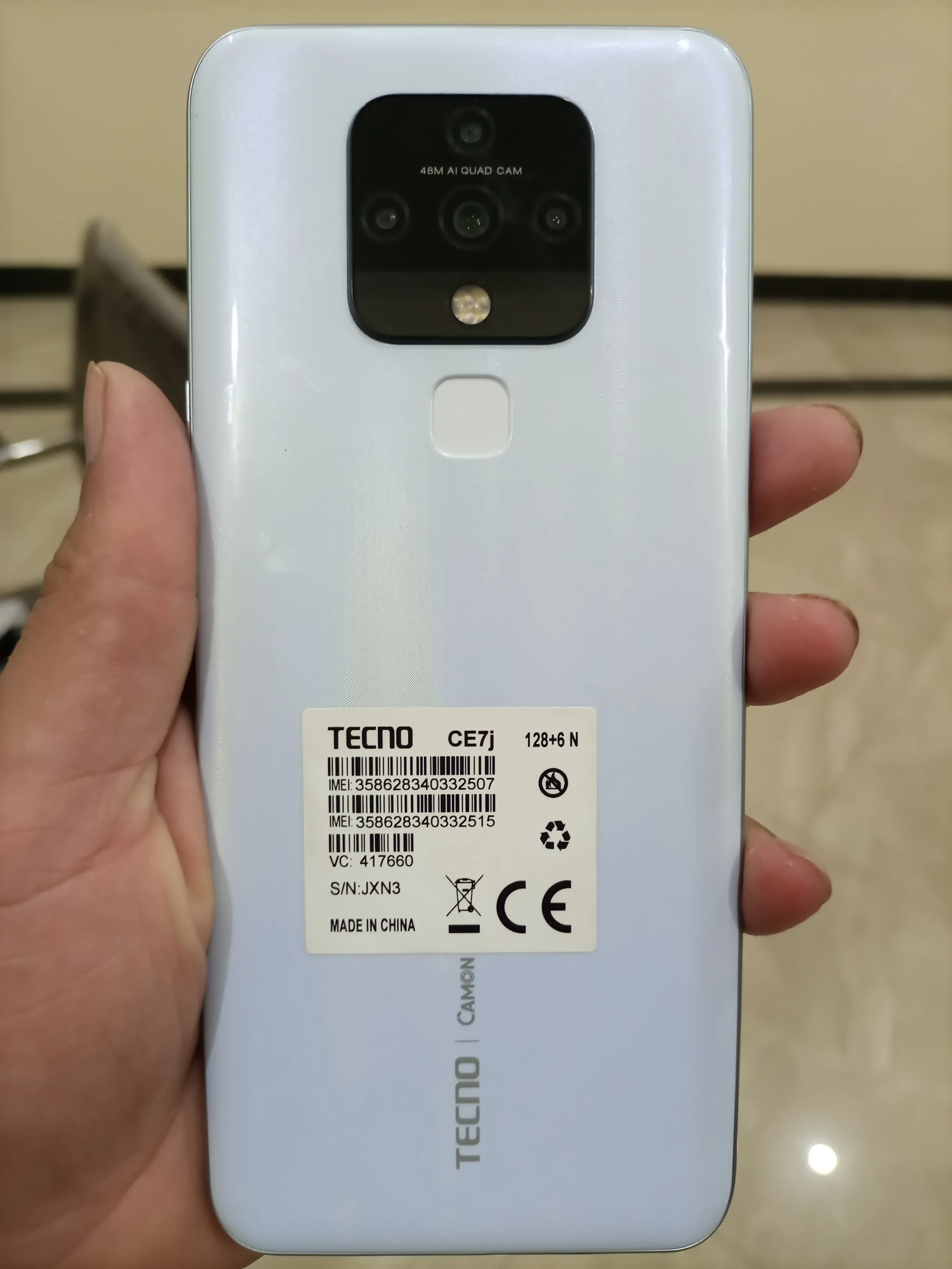 New Tecno Camon 16 SE (Cloud White) - ad image 3