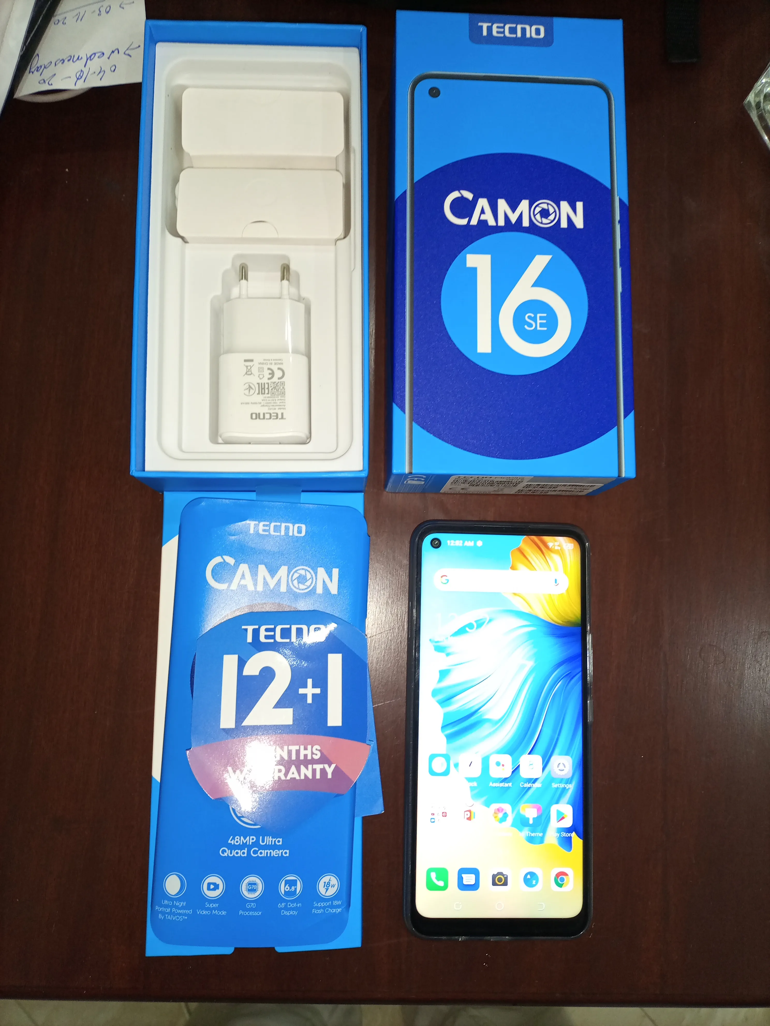 New Tecno Camon 16 SE (Cloud White) - ad image 2