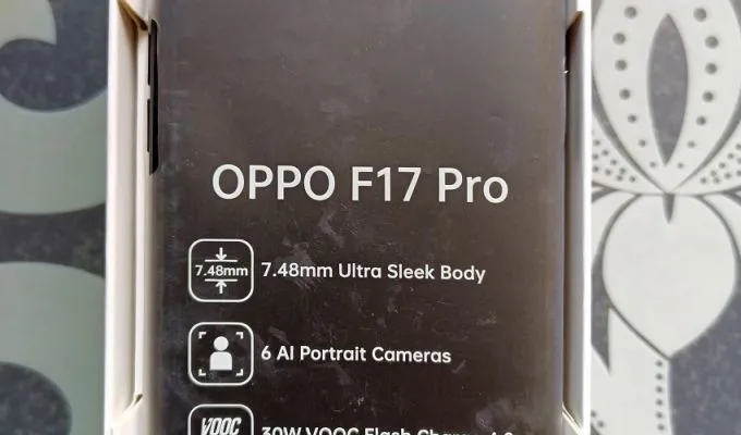 Oppo F17 Pro 8gb/128gb box pack new pta aprove - ad image 1