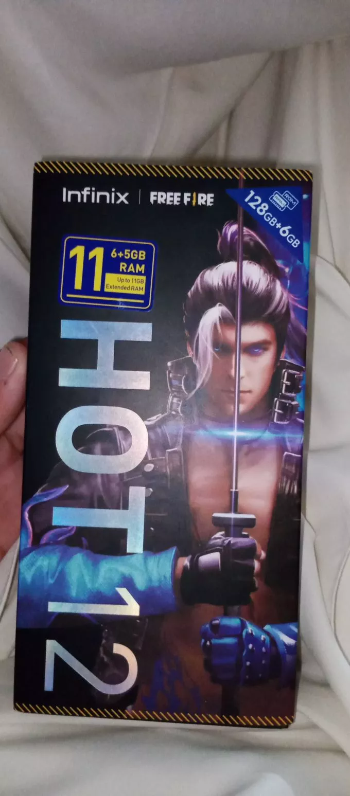  Infinix Hot 12 Only Box open ha 2day used only - ad image 1