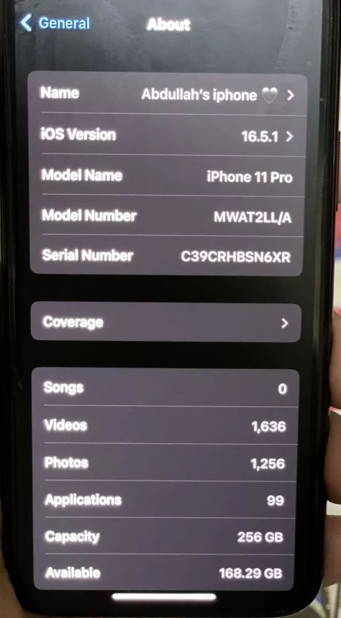 Iphone 11 pro 256 gb all working for sell - ad image 2