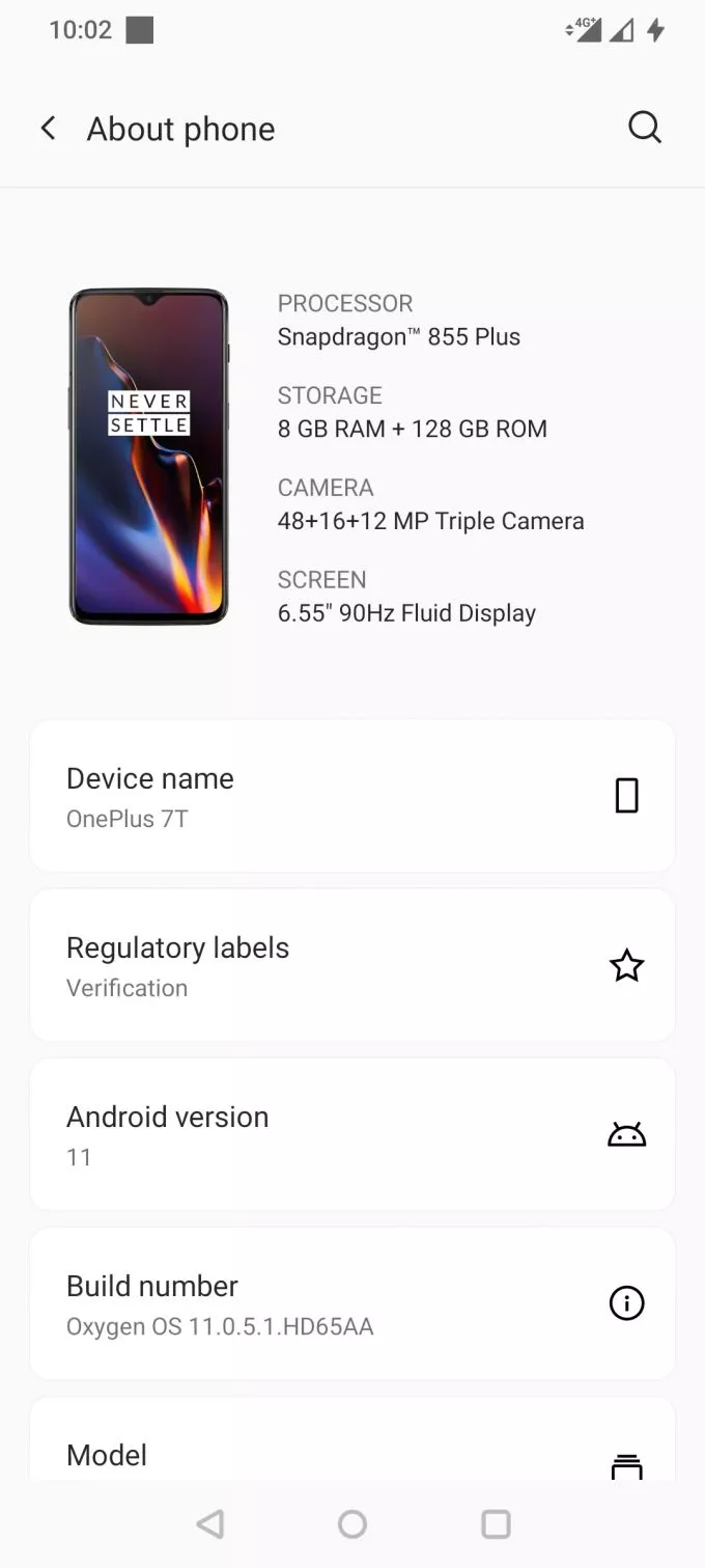 OnePlus 7T all Ok 90 Fps Original charger with c type handsfree new - ad image 1