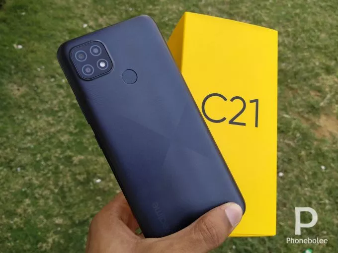 Realme c21 wit box 10/10 condition - ad image 1