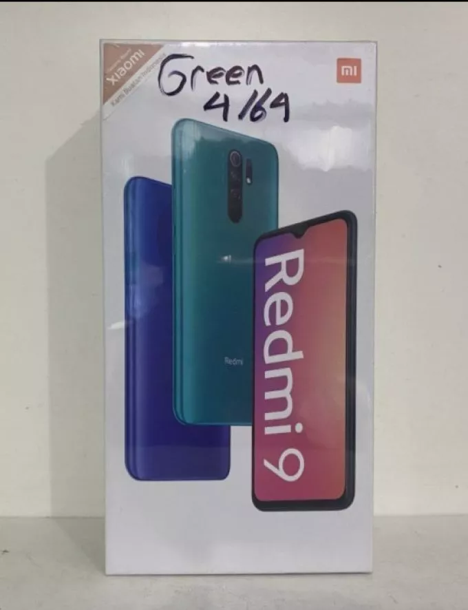 xiaomi Redmi 9 box pack 4gb ram + 64gb Rom - ad image 1