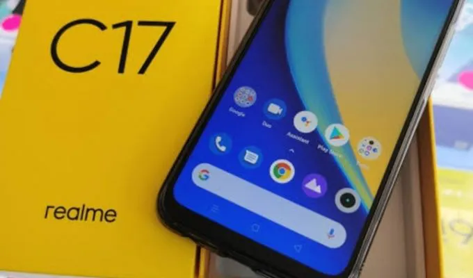 Realme C17 PTA Approved blue colour - ad image 1