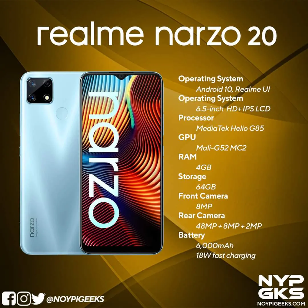 Realme Narzo 20 - ad image 1