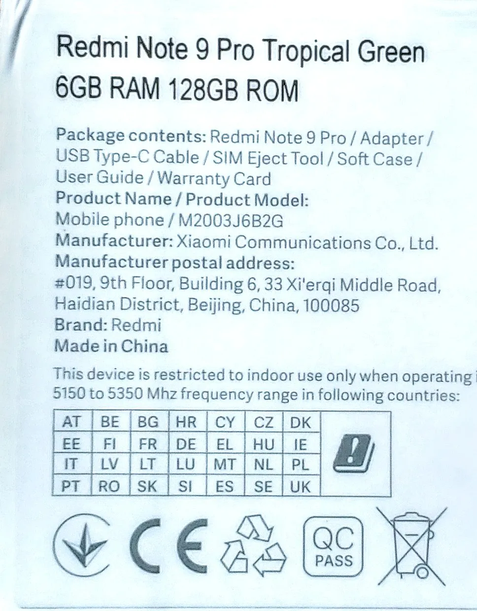 Redmi Note 9 Pro For Sale - ad image 2