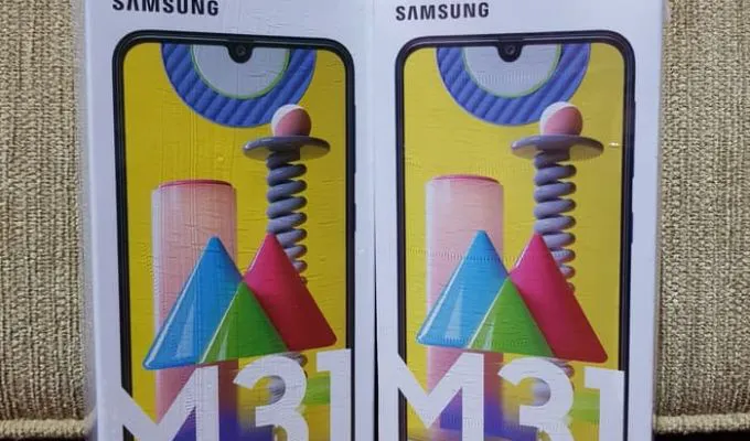 Samsung galaxy M31 6gb/128gb pin pack - ad image 1