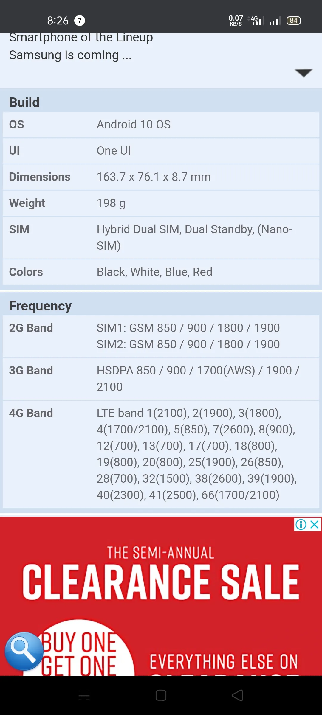 Samsung Note 10 lite Sealed Box Pack - ad image 3