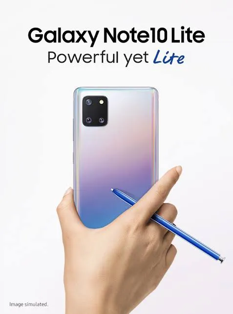 Samsung Note 10 lite Special Offer - ad image 1