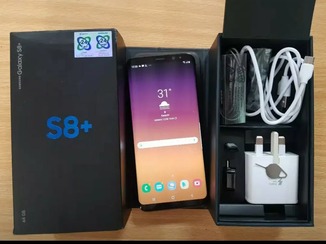 Samsung S8+ 4/64GB complete box accessories - ad image 1