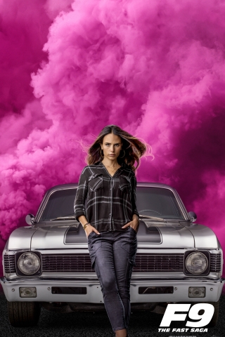 Jordana Brewster - Fast and Furious 9 Poster  mobile wallpaper