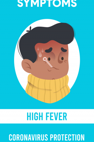 Symptoms - High Fever - CoronaVirus Protection mobile wallpaper