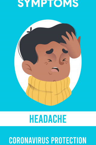 Symptoms - Headache - CoronaVirus Protection mobile wallpaper