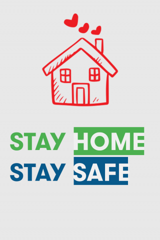 Stay Home Stay Safe mobile wallpaper