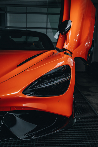 Mclaren 720s carbon fibers  mobile wallpaper