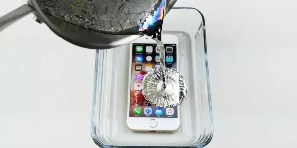 Cook a Apple iPhone 6S in Hot Metal