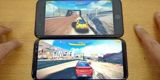 Detail Gaming Graphics Comparison between Samsung Galaxy S8 Plus and iPhone 7 Plus